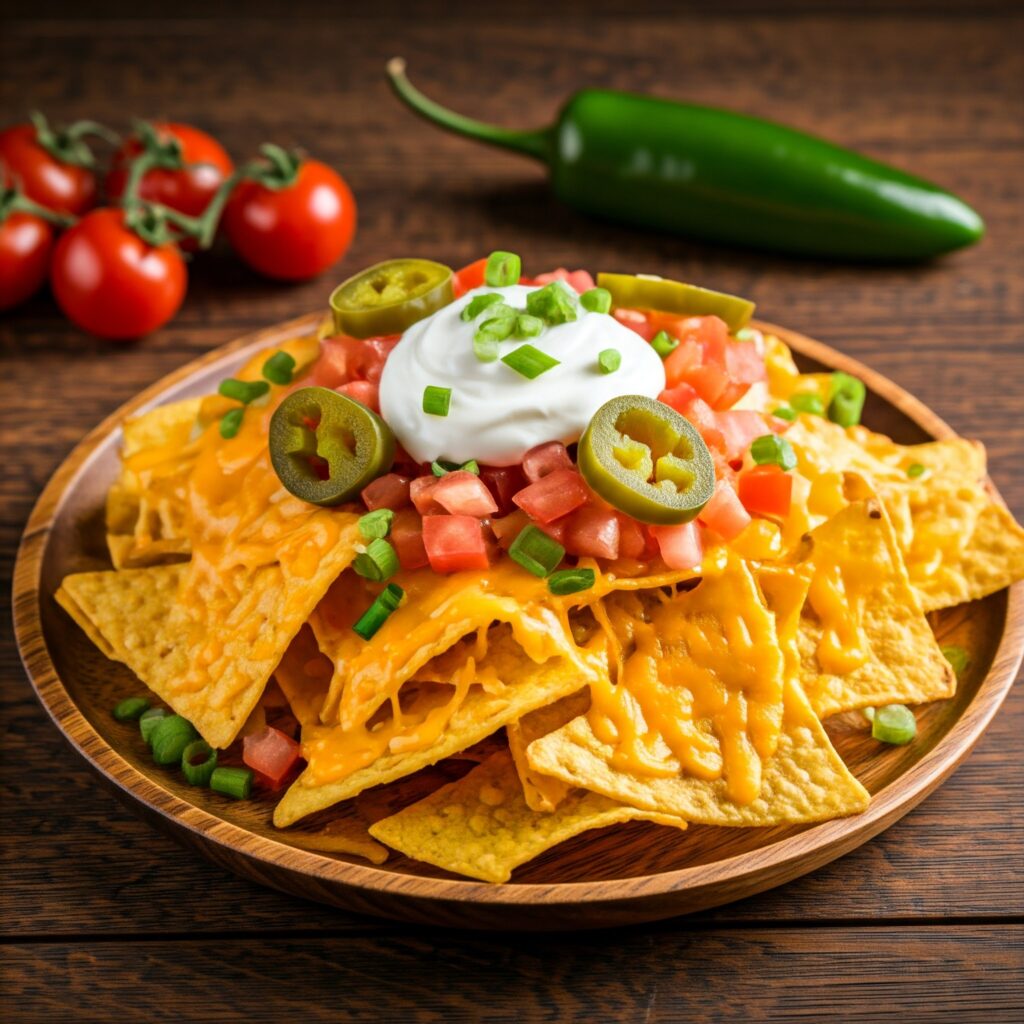 1. Cheesy Loaded Nachos