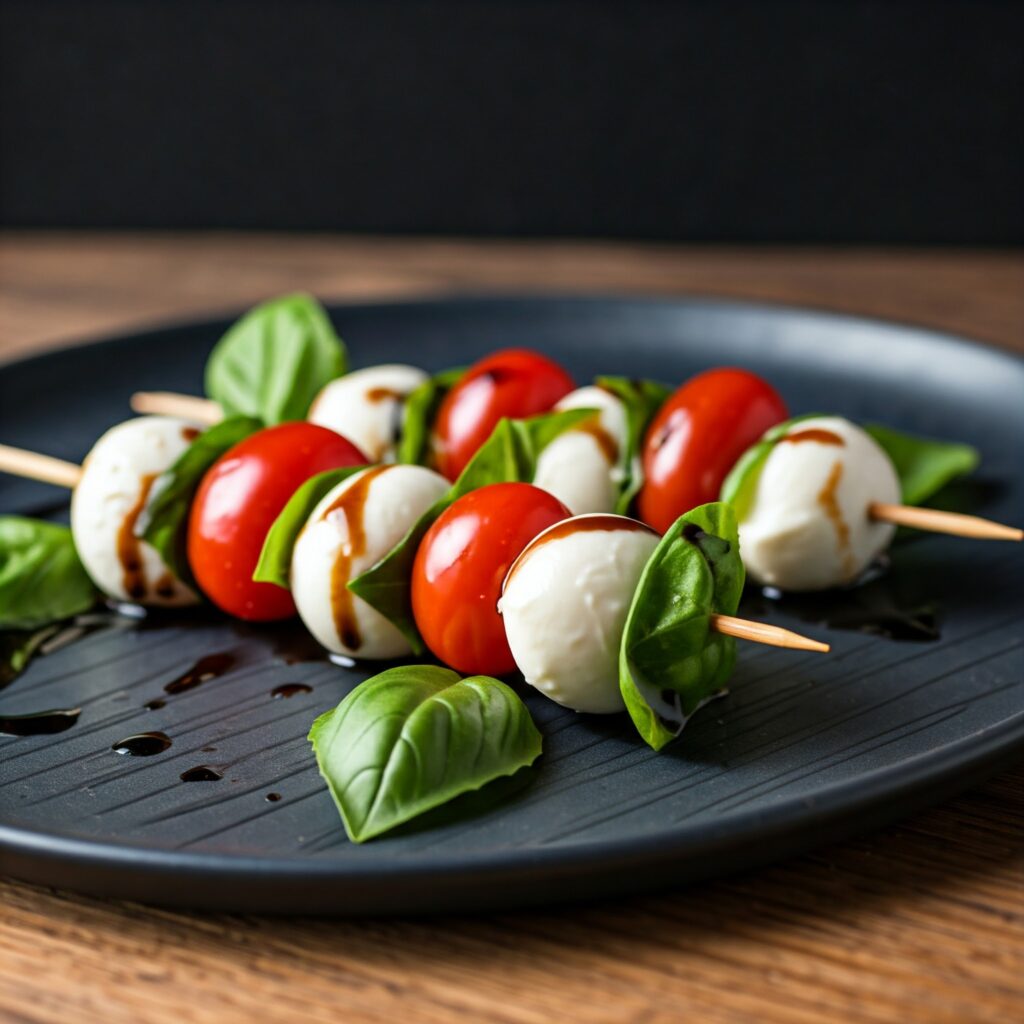 1. Fresh Caprese Skewers