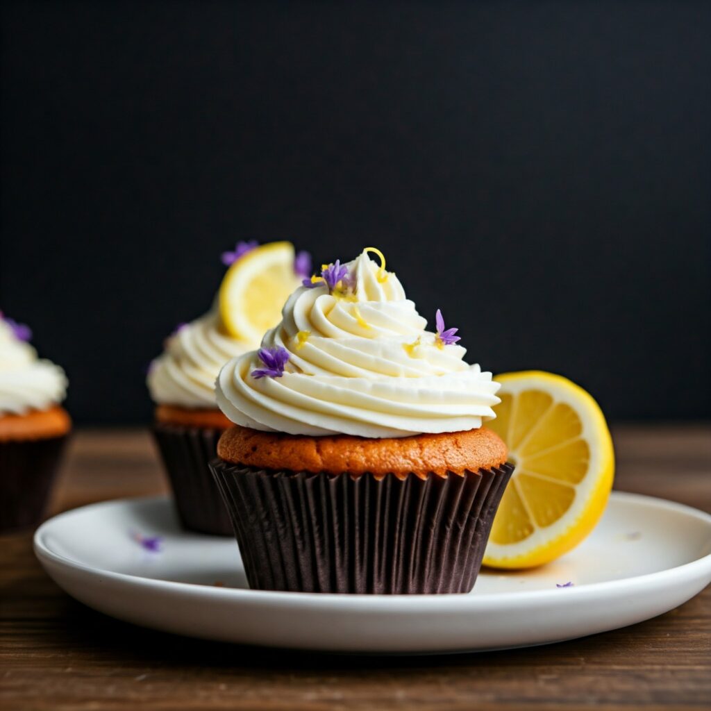 1. Lemon Blossom Cupcakes