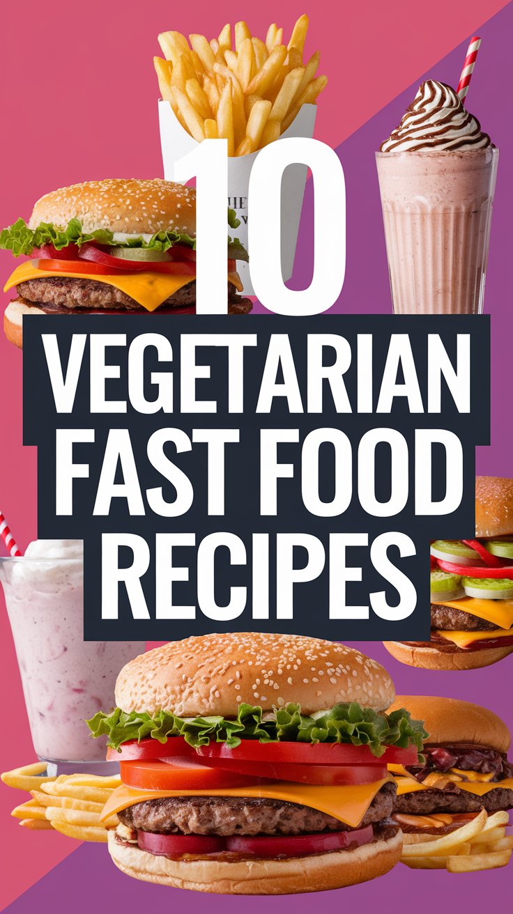 10 Vegetarian Fast Food Recipes