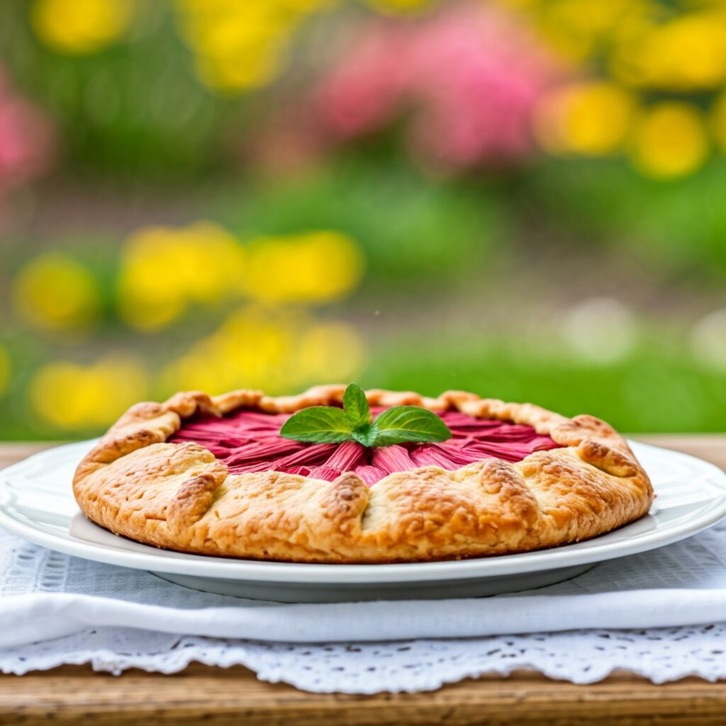 10. Rhubarb Galette