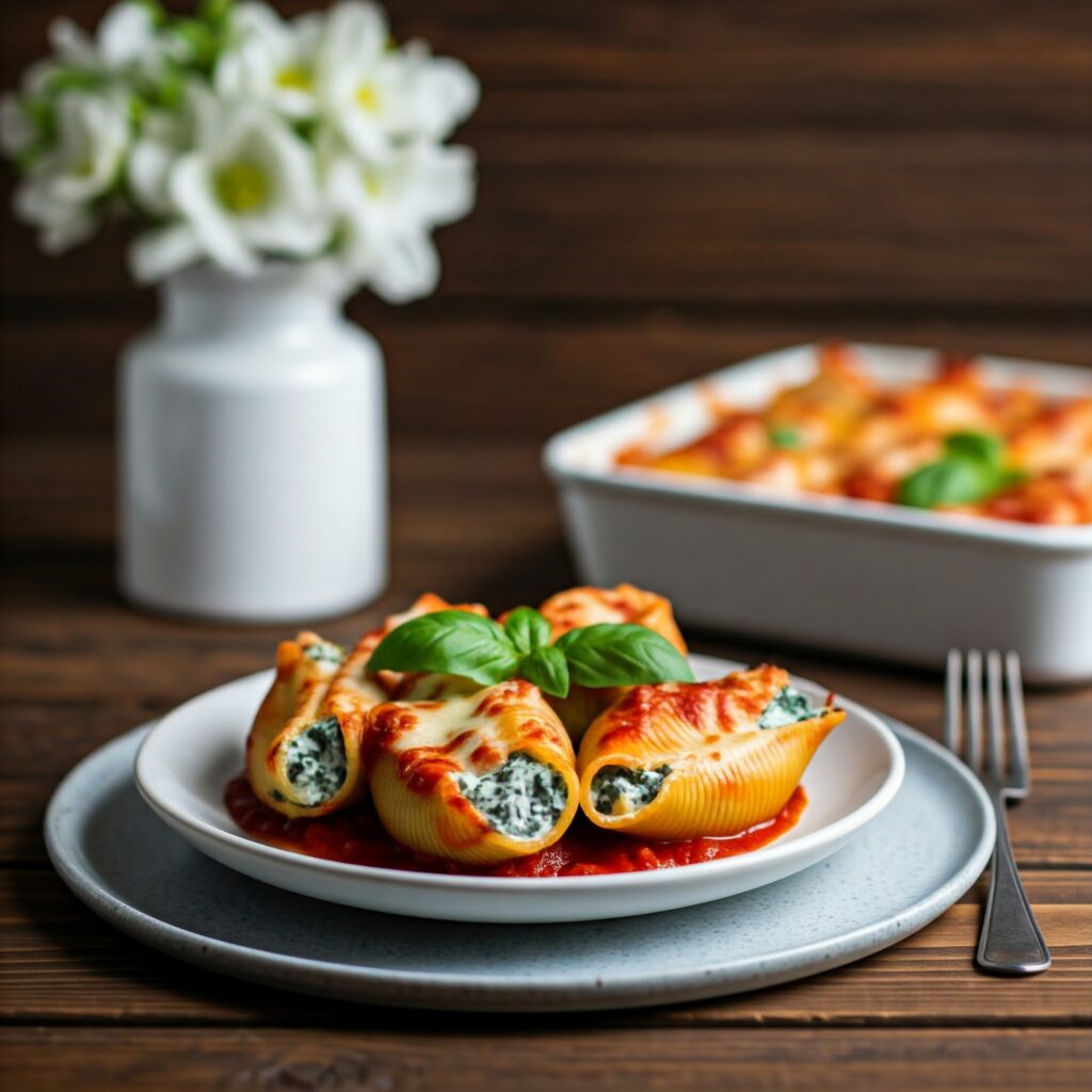 10. Spinach and Ricotta Stuffed Shells