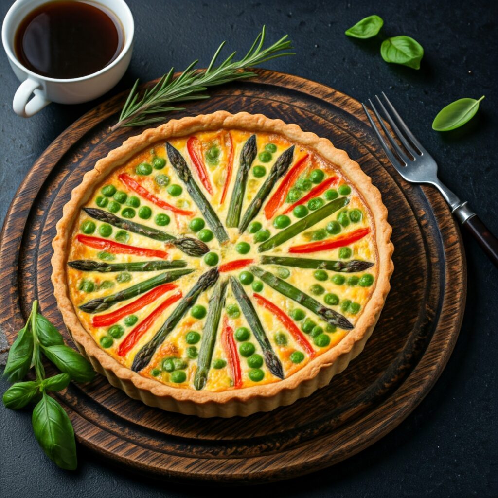 2. Spring Veggie Quiche