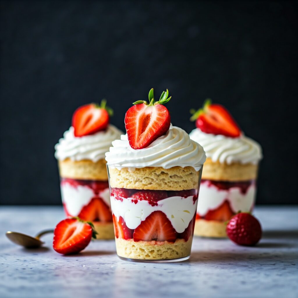 2. Strawberry Shortcake Cups