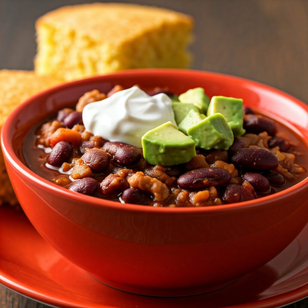 2. Wendy’s-Style Vegetarian Chili: Comfort in a Bowl