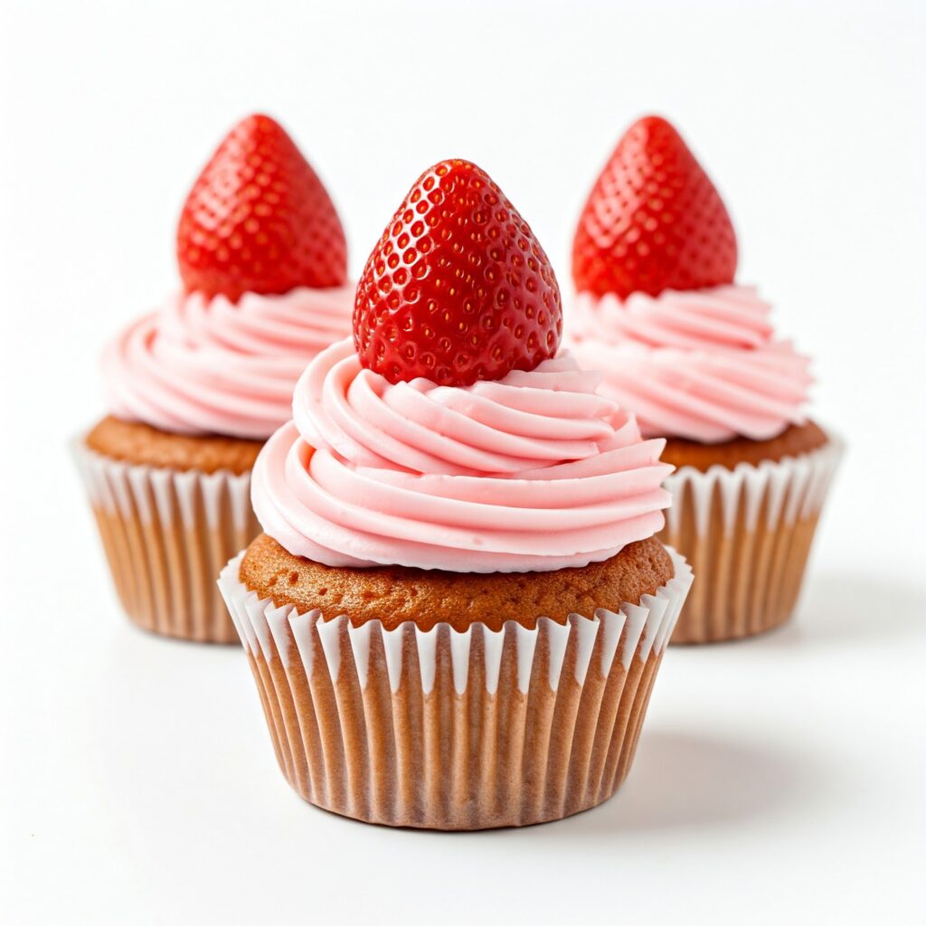 3. Strawberry Shortcake Cupcakes