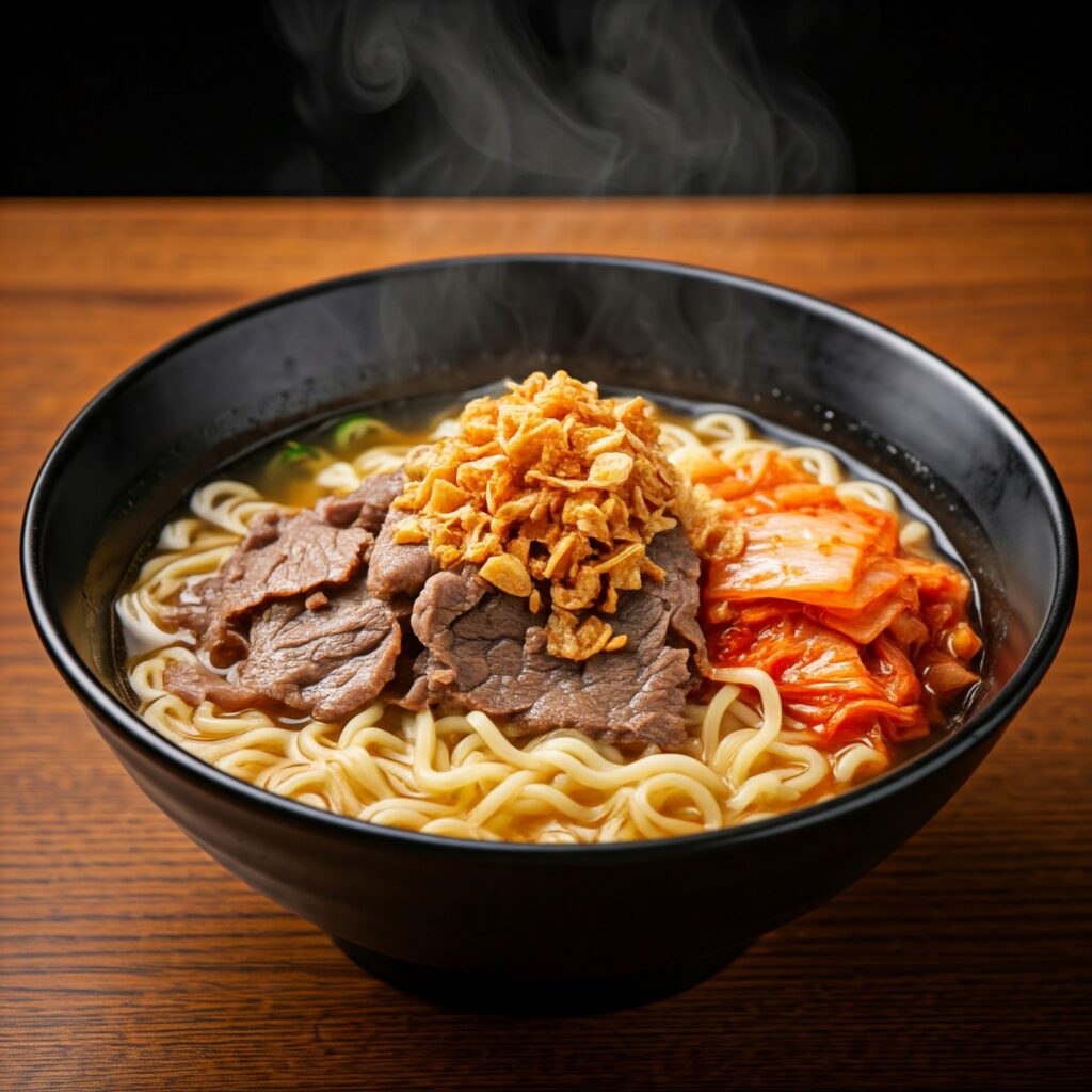 4. Kimchi & Beef Ramen