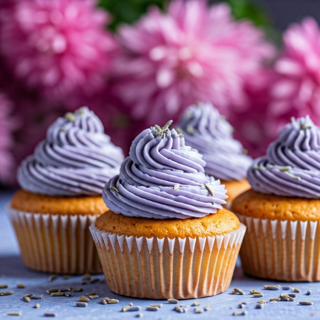 4. Lavender Honey Cupcakes