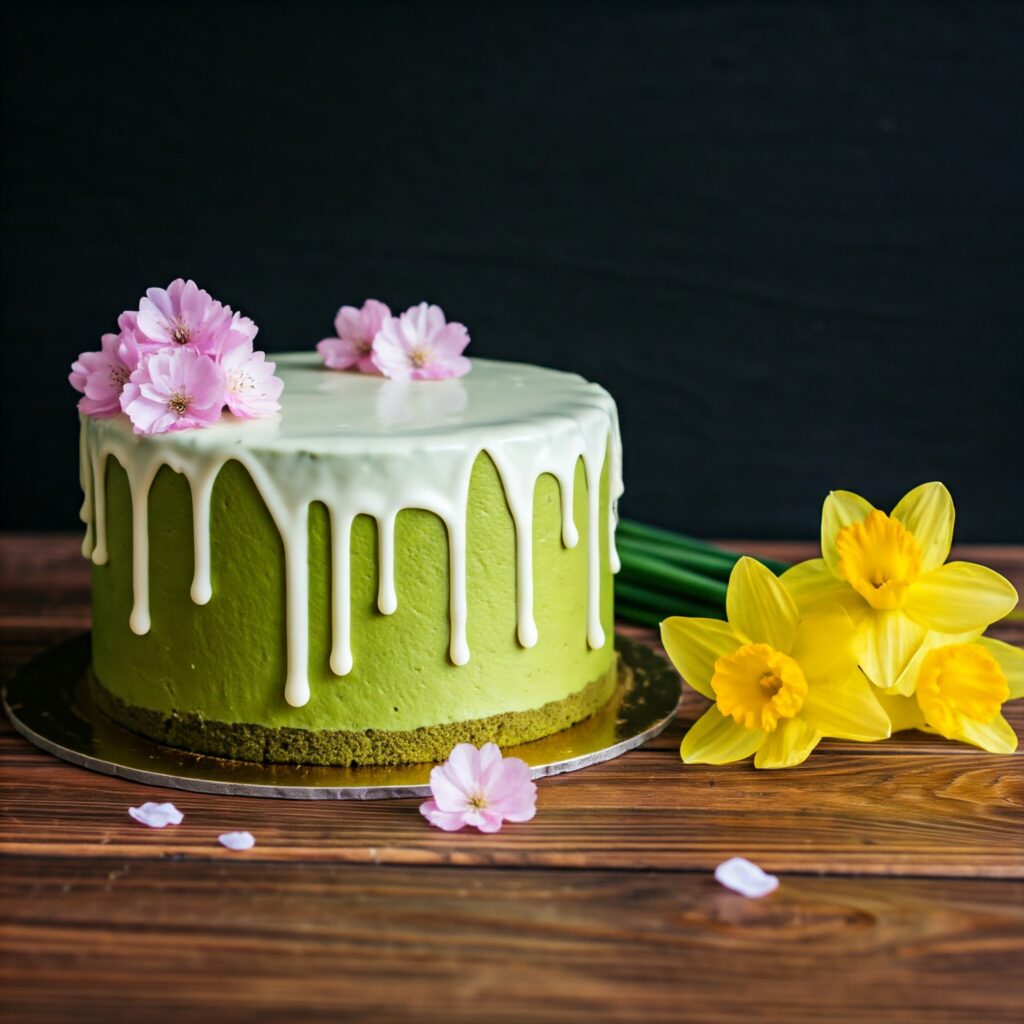 4. Matcha Green Tea Cake