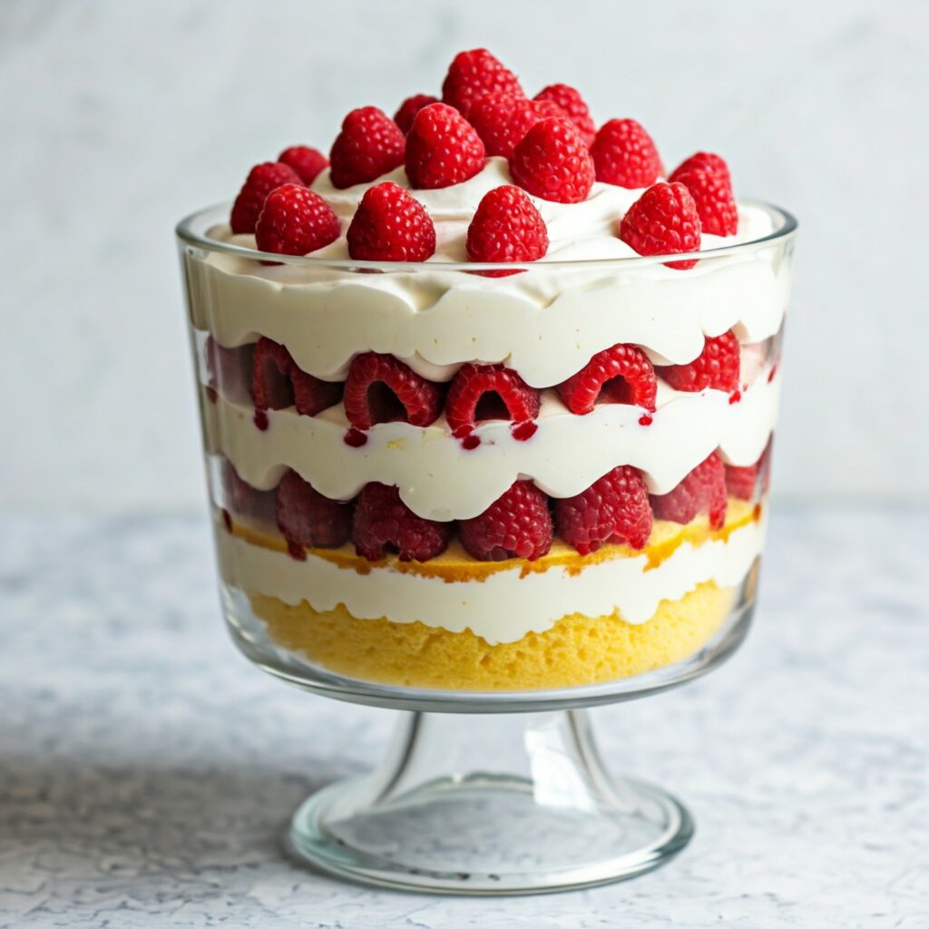 5. Raspberry Lemon Trifle