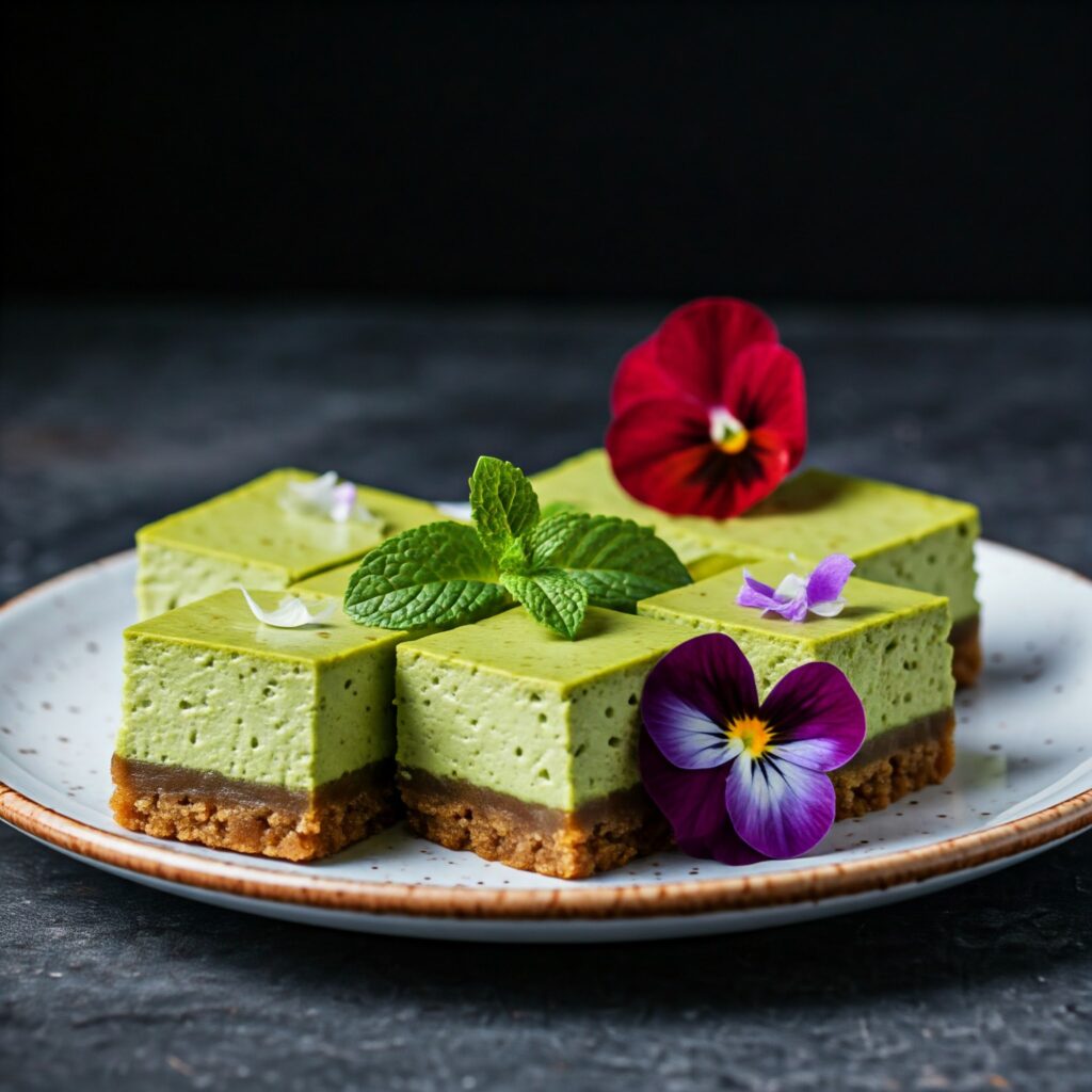 6. Matcha Cheesecake Bars