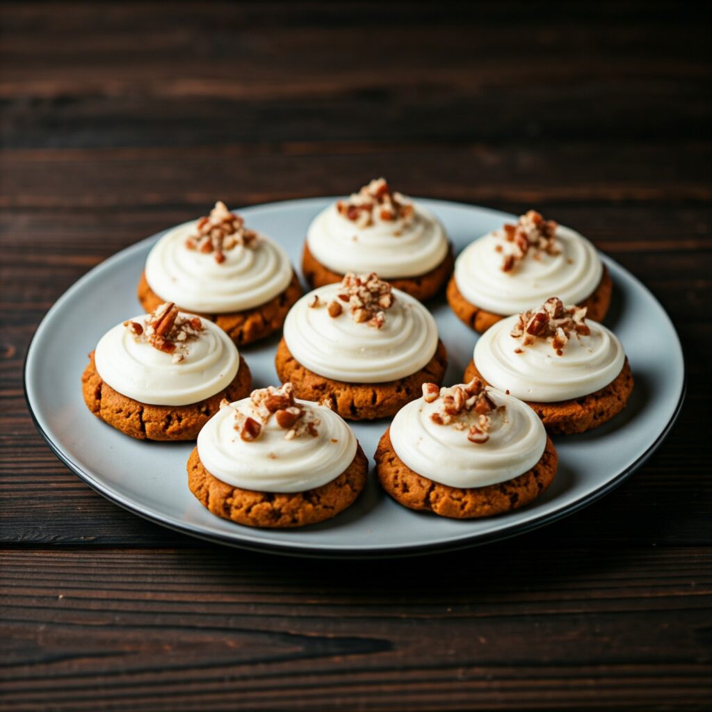 7. Carrot Cake Cookies with Cream Cheese Frosting