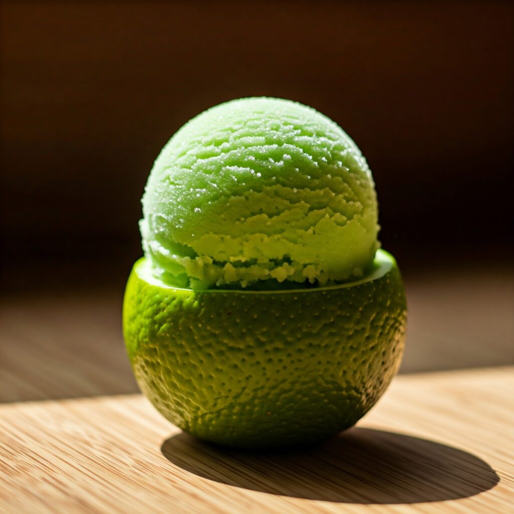 7. Coconut Lime Sorbet