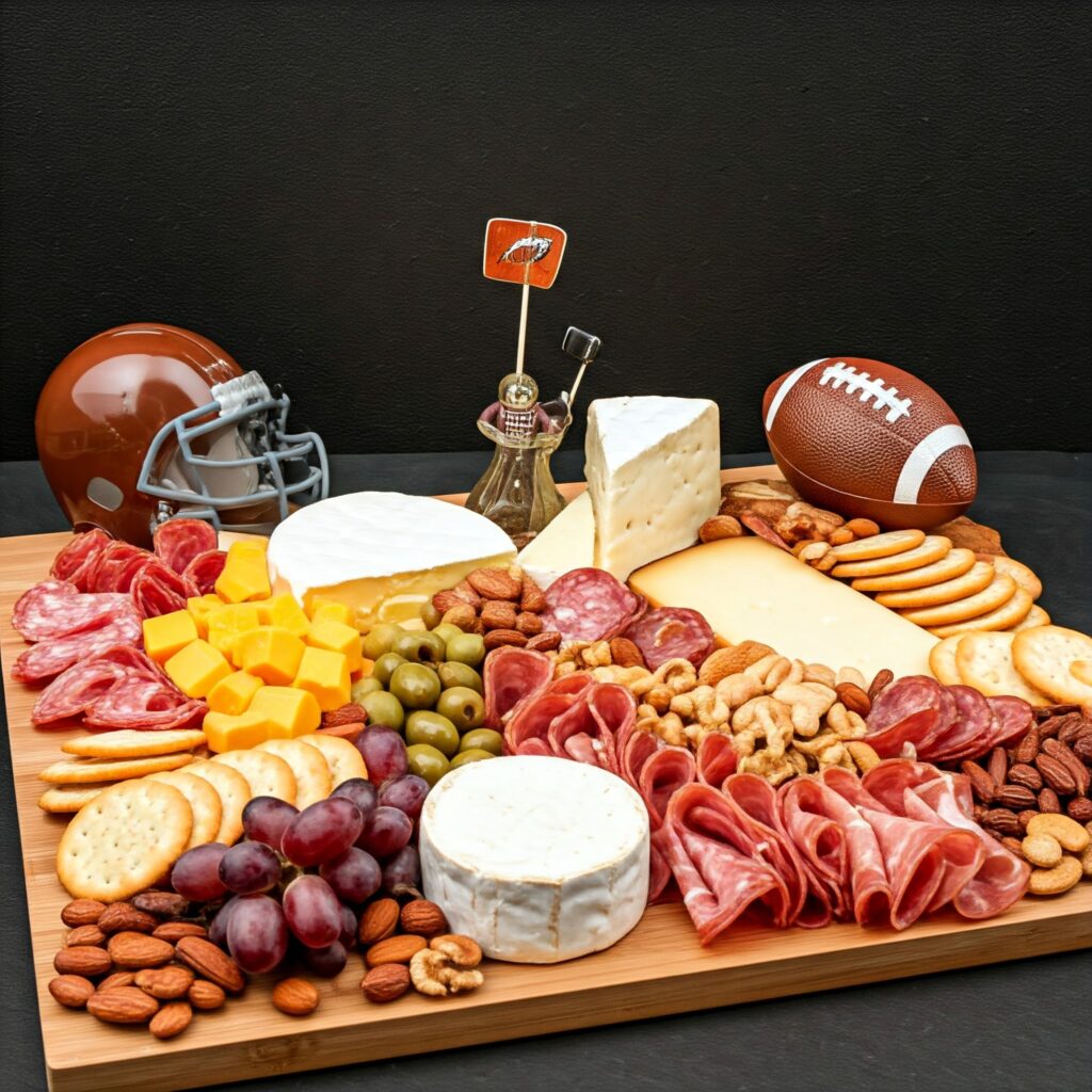 7. Game Day Charcuterie Board