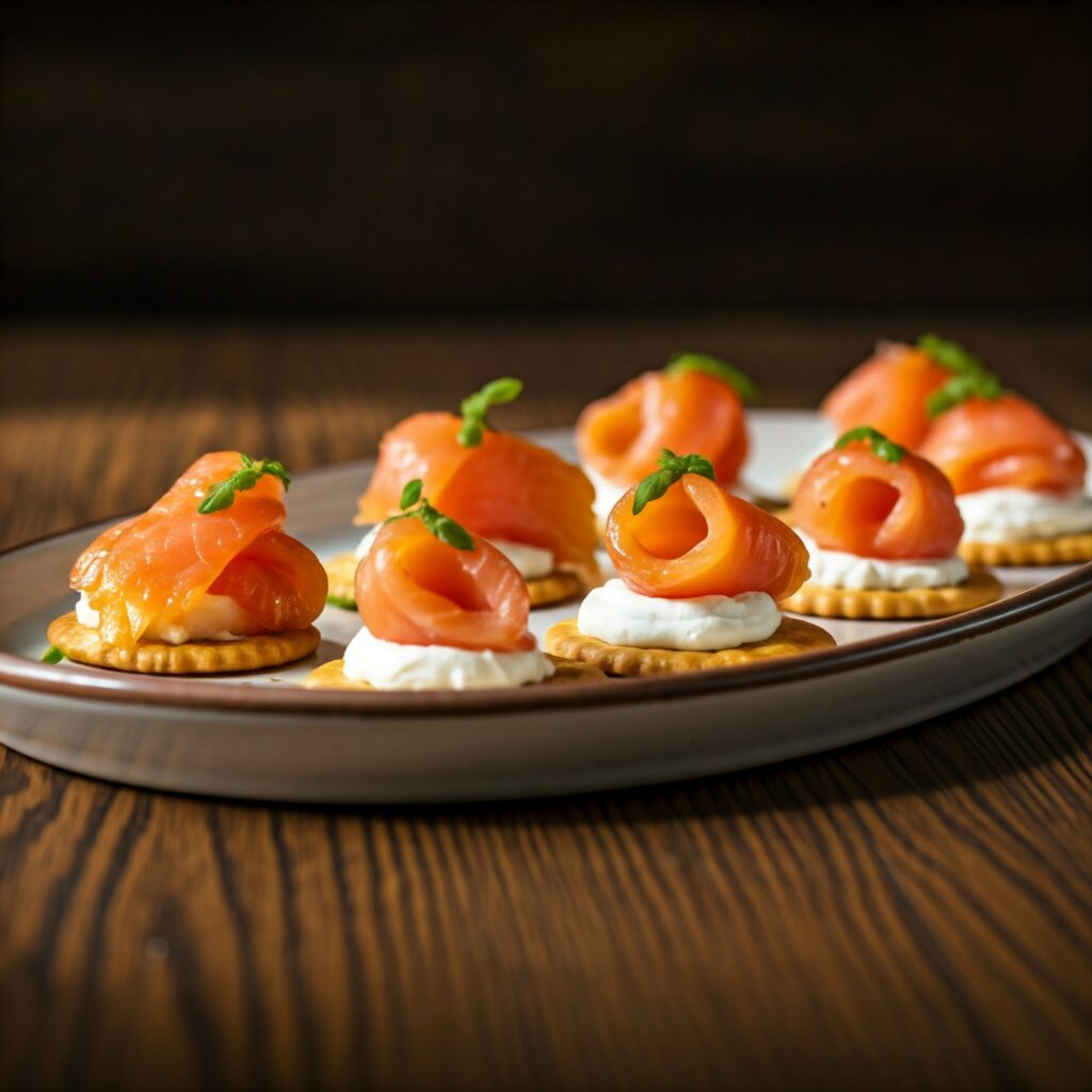 7. Smoked Salmon and Cream Cheese Bites