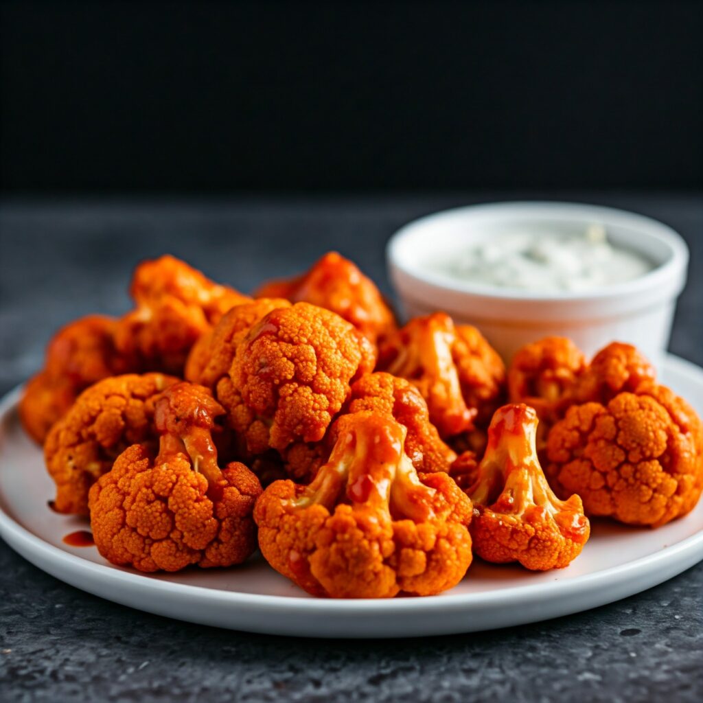 8. KFC-Style Hot “Wings”: Cauliflower Power