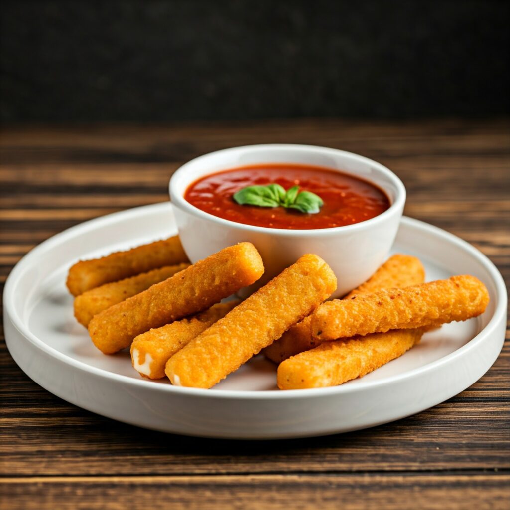 9. Crispy Mozzarella Sticks