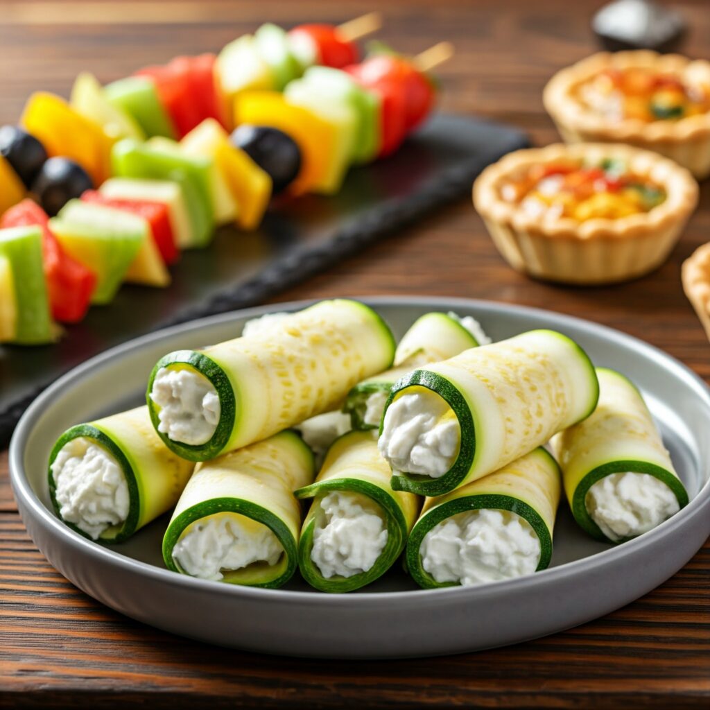 9. Zucchini Roll-Ups with Goat Cheese