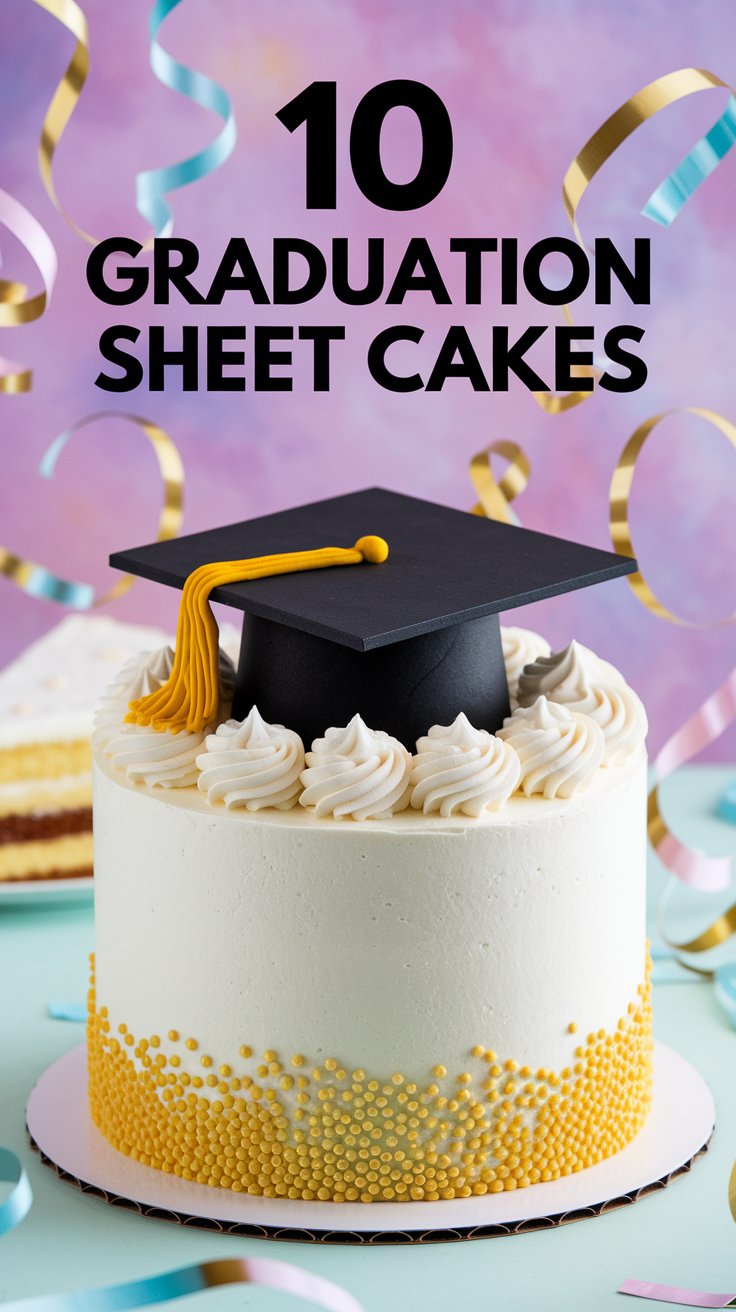 10 Graduation Sheet Cake Ideas to Make Your Celebration Unbeatable