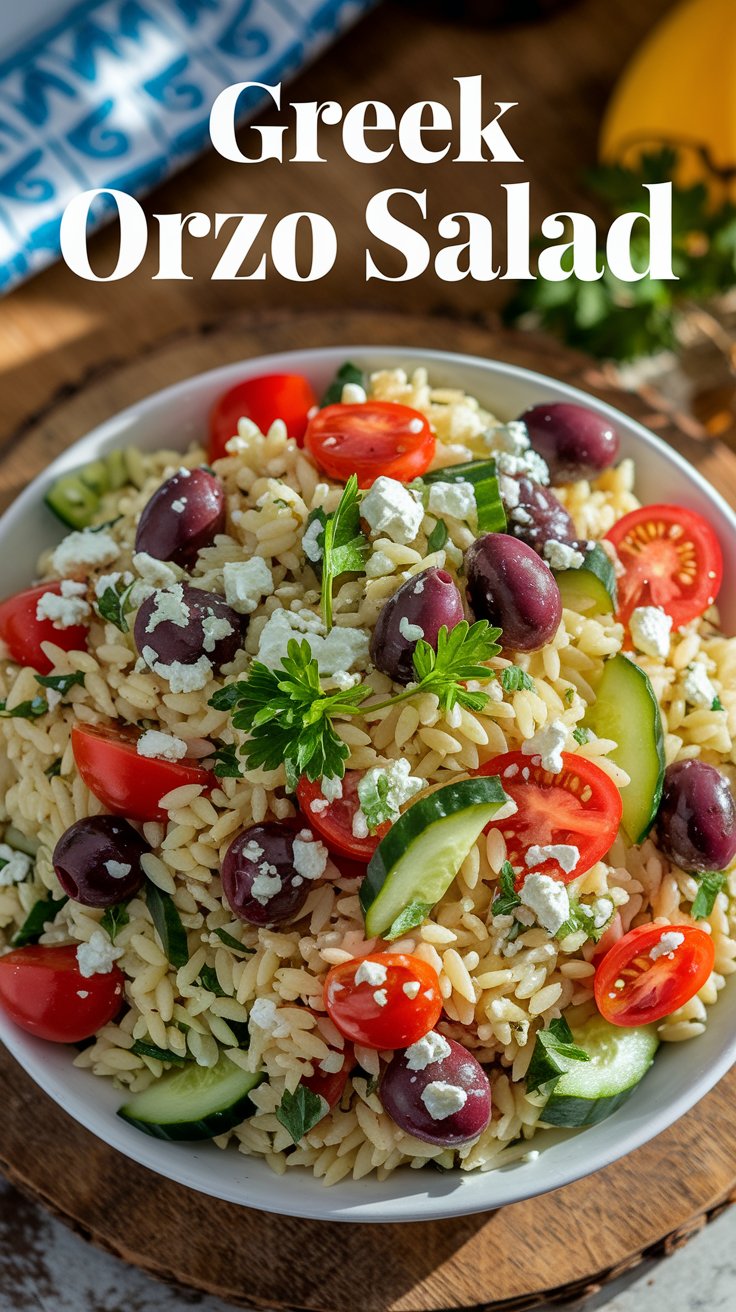 Greek Orzo Salad