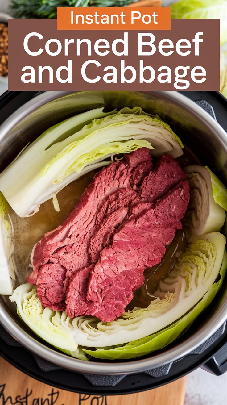 Instant Pot Corned Beef and Cabbage Recipe