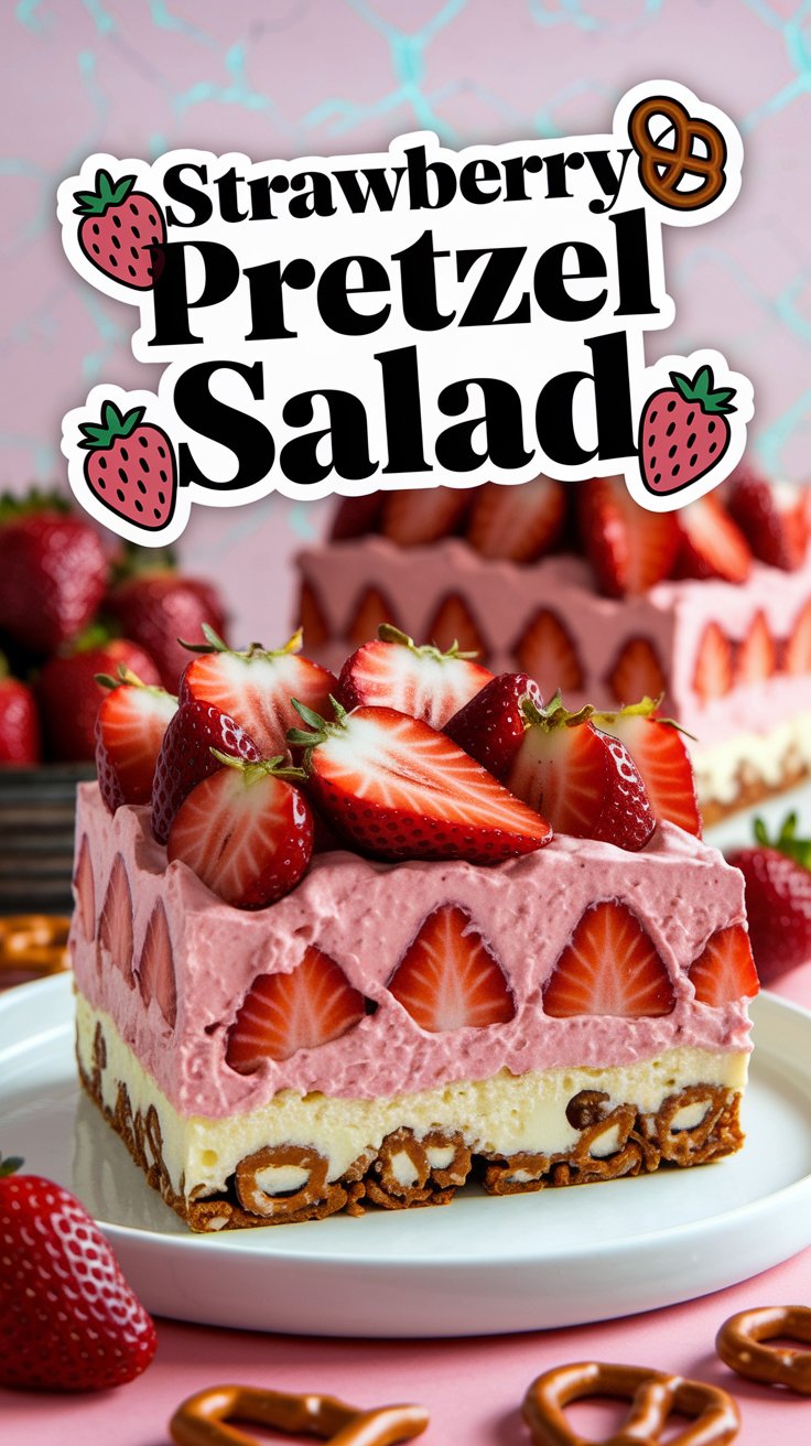 Strawberry Pretzel Salad