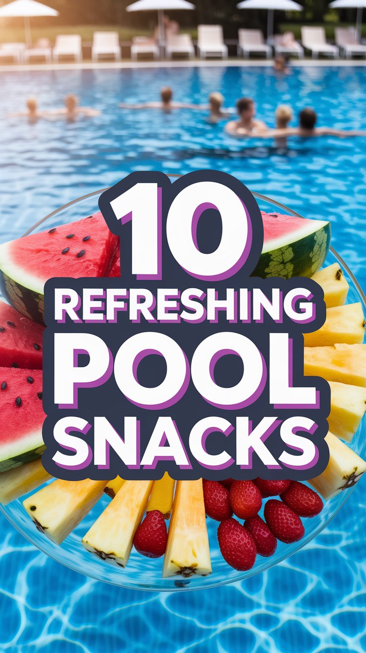 10 Refreshing Pool Snacks to Beat the Heat