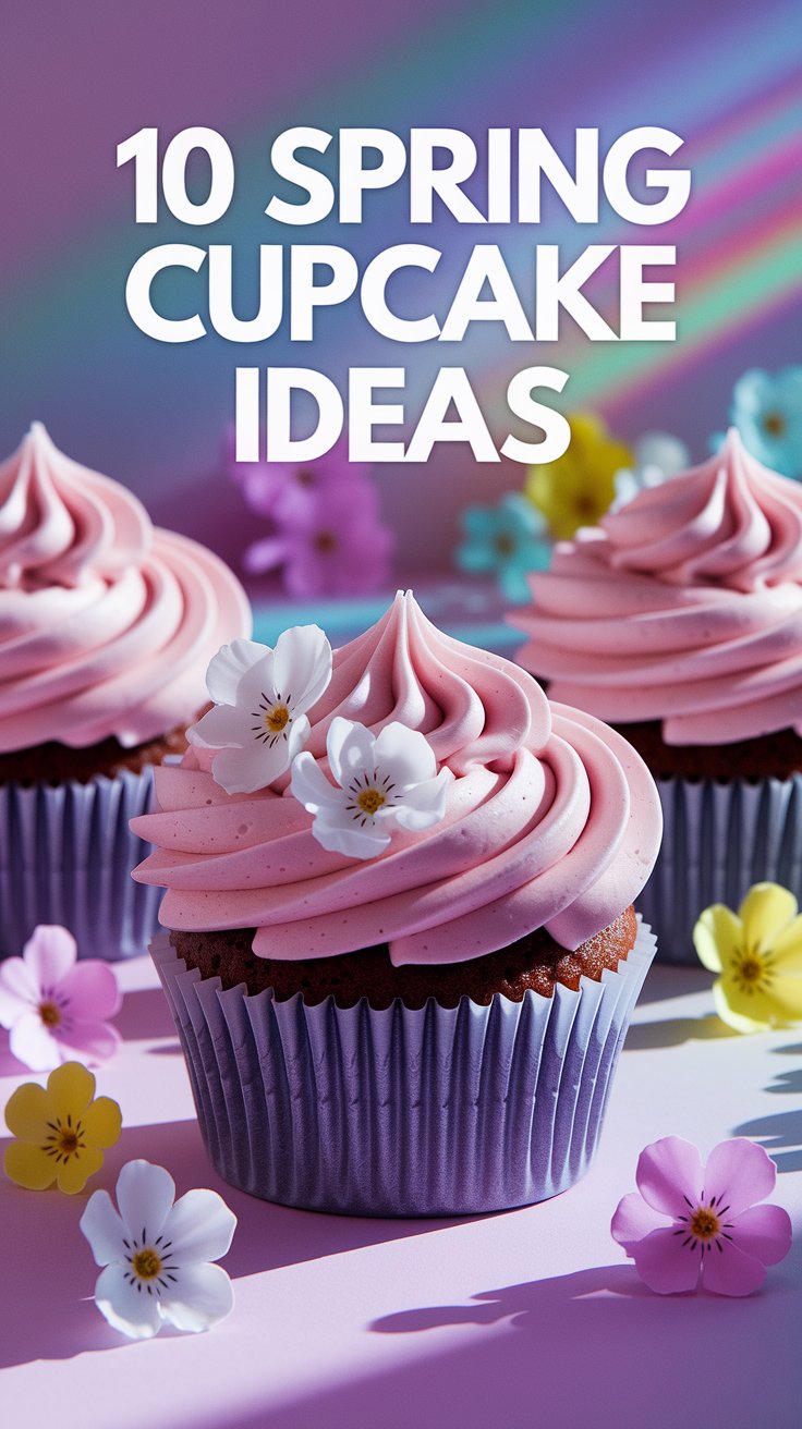 10 Spring Cupcake Ideas to Brighten Up Your Season