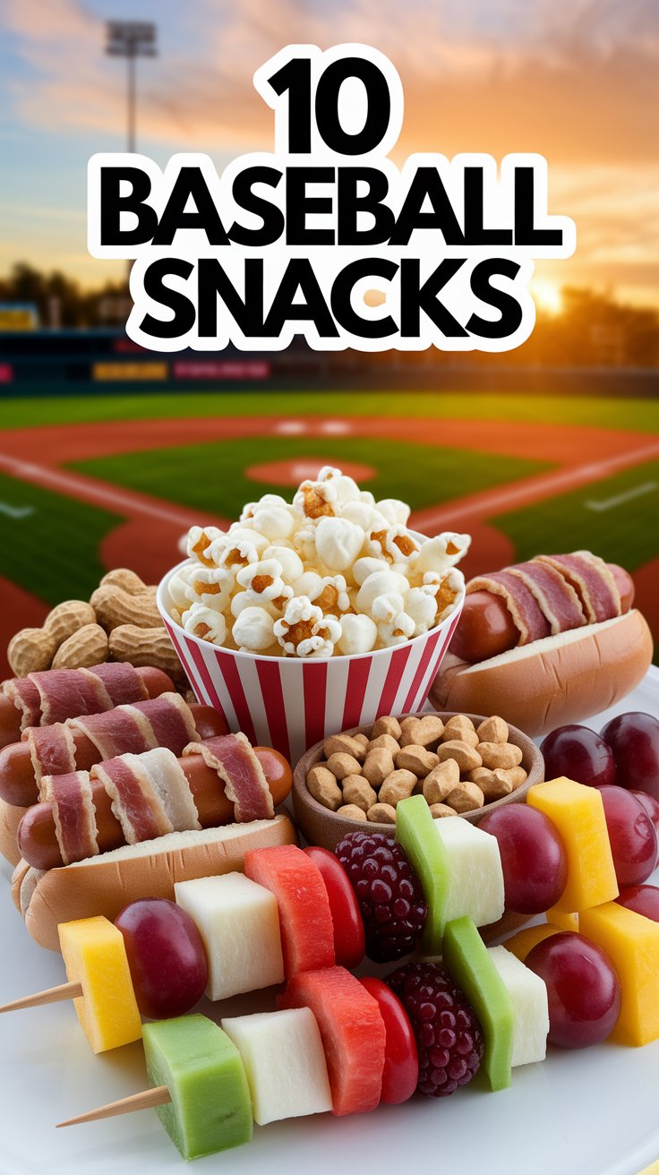 10 Energizing Baseball Snacks for a Winning Game