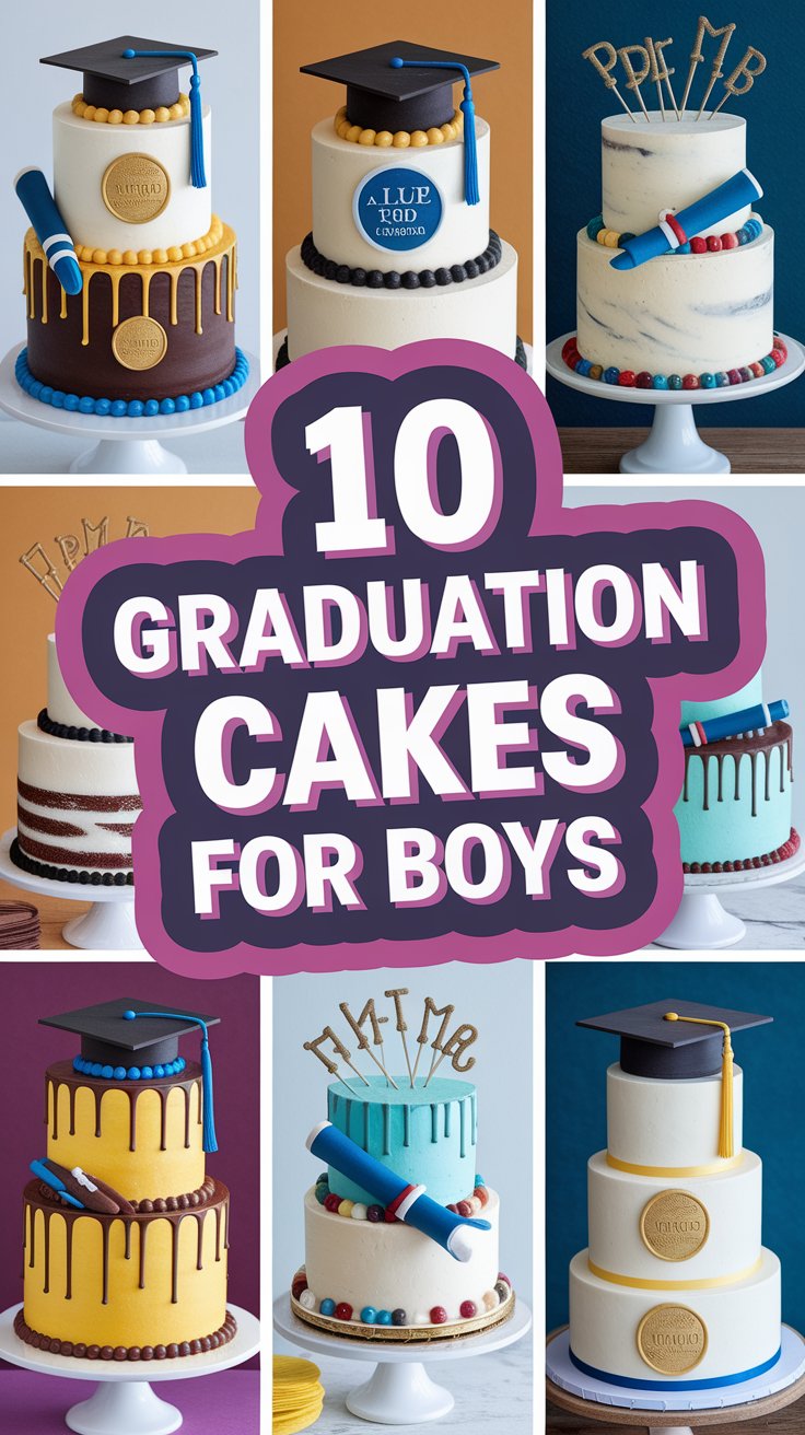 10 Stunning Graduation Cakes for Boys That Will Wow the Crowd