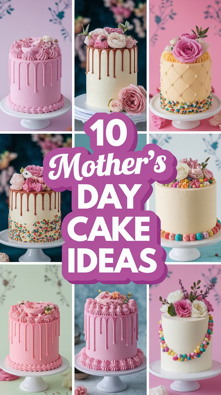 10 Delicious Mother’s Day Cake Ideas to Make Her Day Extra Special